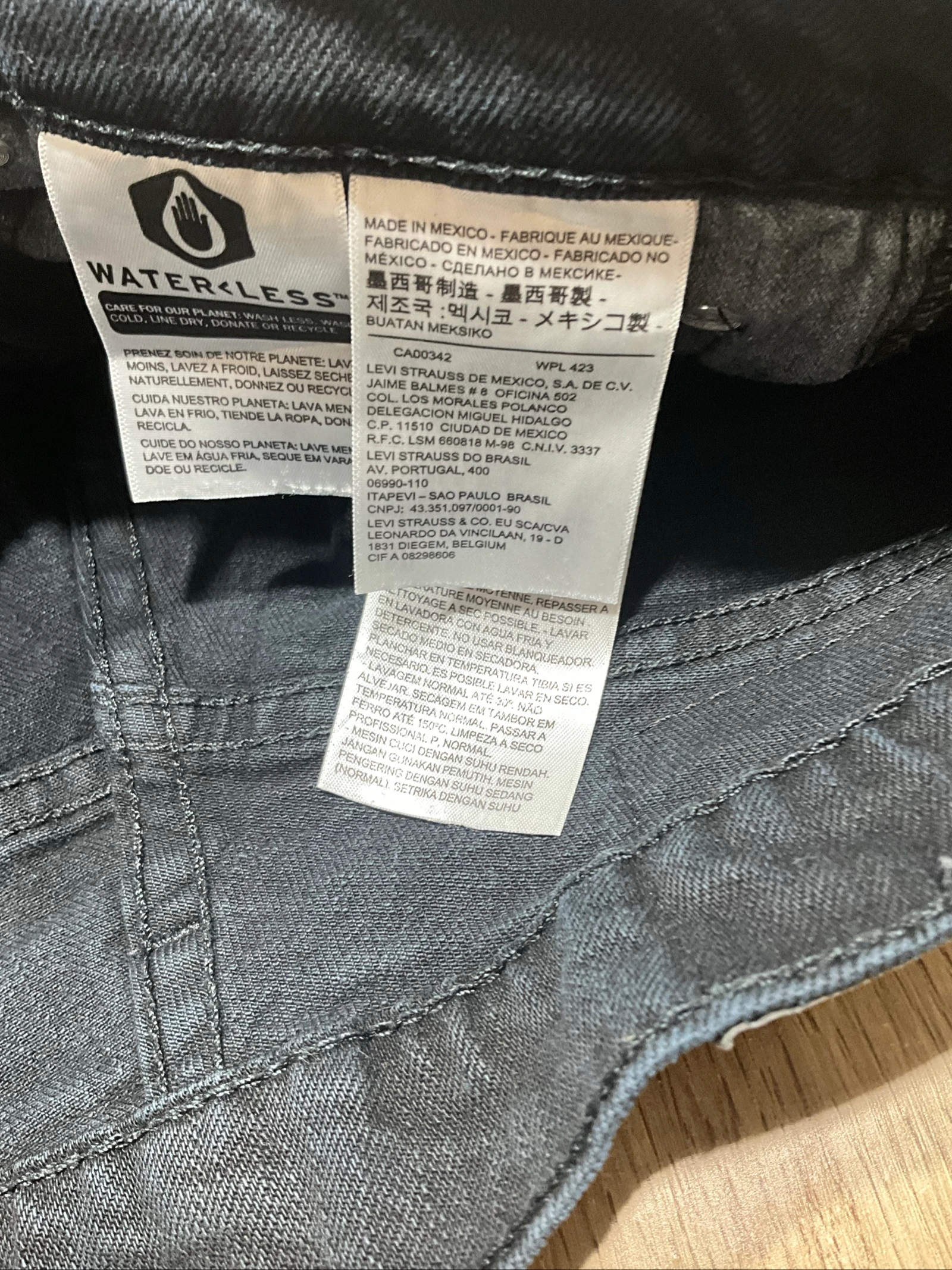 Jean Levi's 511 Slim W29 L30 Denim Noir Délavé lvh 257 – photo 10